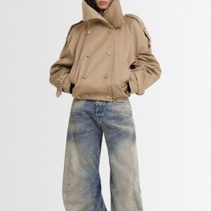 Acne Studios Organic cotton twill trench coat